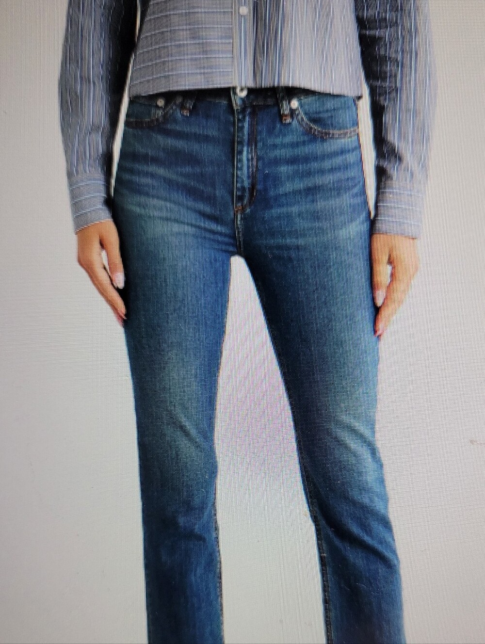 Rag and Bone Stovepipe Classic High-Rise Women's Blue Jeans Sz 25